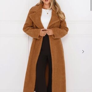 Hello Molly Camel Teddy Jacket